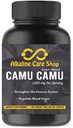 Alkaline Care | ויטמין C מ Camu Camu Camu קפסולות,1500 מ"ג | 100% מזון טבעי, מזון שלם, תוסף non-GMO עם Camu Camu Camu לחלץ; for Immune and Collagen Support (120 Veggie קפסולות)