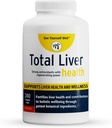 Se dig själv Well Total Liver Health Supplement med mjölk Thistle, Dandelion Root, Yarrow, Burdock Root och Artichoke - 240 Vegan Capsules för Liver Function Support