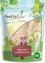 Mat att leva - Organic Whole Psyllium Husks, 4 Ounces - Non-GMO Flakes, Vegan, Rich i Dietary Fiber, Natural Food Thickener, Perfekt för Baking