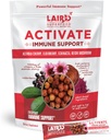Laird Superfoold Activate Imune support Puwder Bebephip, 1000 mg de Vitamina C des de la C de l'Acerrola C, Elderberry, Echicea i Reishi Mshell, 7.75 Gram Stick, paquet de 10