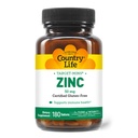 Country Life Target-Mins Zinc 50 mg 180 Tablets - Zinc Supplements for Immune Health - Zinc 50mg - Zinc Support