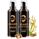 Beard Dash & stateer for Men - Soften & Hinete with Argan & Jojoba สีน้ํามัน - ควบคุม Dandruff & Itching for a free, & Tangle- freed - 2-Pack (4oz)