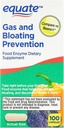 Equate Gas- und Bloating Reliefprävention, Nahrungsenzym Nahrungsergänzungskapseln 100 Count (Pack von 1)