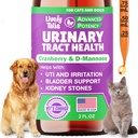טיפול טבעי לכלבים וחתול UTI עם Cranberry & D-Mannose, Bladder, Kidney, Incontinence Support, orrinary Tract for Dogs, Best Cat Urinary Tractvirus Treatment, Easy-to-Use Drops, 2 oz