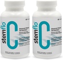 StemFlo® Advanced Formula 2 Pack - Trans-Resveratrol, Curcumin və Sağlamlıq üçün Super Antioksidlər