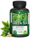 Potent Garden Green Tea Extract EGCG Natural Energy, vaimne fookus, immuunsüsteemi tugi, antioksüdant ja terve südame valem, Non-GMO 120 Green Tee ekstrakt kapslid