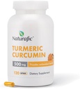 Borurine Capsules ilə Turmeric Curcumin - Kapsül başına 500mg,120 Count - Genişləşdirilmiş Absoreksiya Non-GMO üçün Black Pepper, Gluten-Free