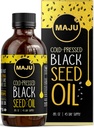 MAJU Black Seed Oil - 3 Times Thymoquinone, Cold-Pressed, 100% Turkish Black Cumin Seed Oil, Liquid Pure Blackseed, Glass Bottle, 8 oz