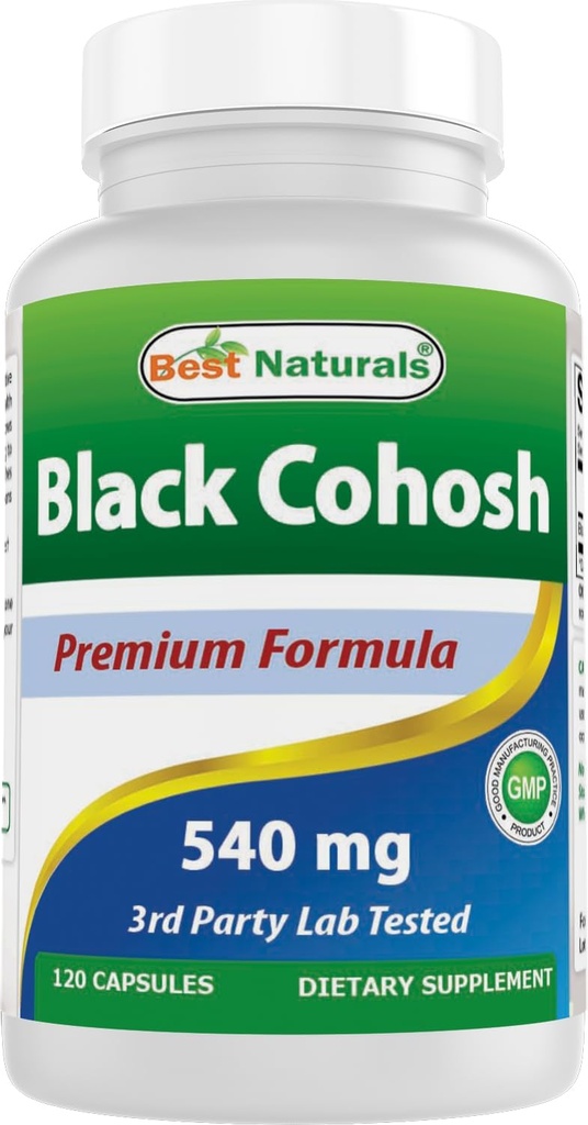 Najlepšie prírodné Black Cohosh 540 mg 120 Kapsule