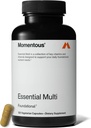 Momentous Essential Multivitamin per le donne e gli uomini - Complete Vitamin & Mineral Complex for Athletes & Wellness Enthusiasts - GMO- & Gluten-Free - NSF Certified for Sport - 30 Serve