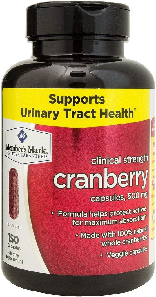 Μέλη Mark Κλινική Δύναμη Cranberry, 500mg