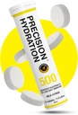 Precision Hydration Electrolyte Tablety - Multi Strength Effervescent Hydration Tablets - Nízke kalórie, Gluten Free, Vegan/Vegetarian Friendly (1 Tube, 500mg/L - Yellow Tube)