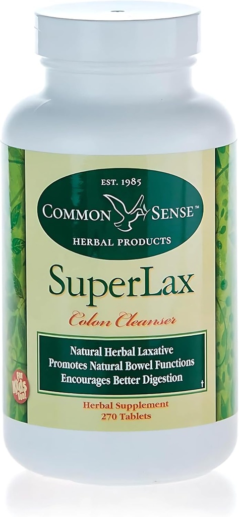 Produse din plante comune comune SuperLax (270): Colon Cleanser