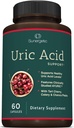 Sunergetic Premium Uric Acid Support Supplement – Uric Acid Cleanse & Kidney Support – Tart Cherry, Chanca Piedra, Celery Extract & Turmeric 포함 - 60 캡슐