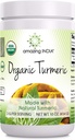 Amazing India USDA Certified Organic Turmeric Powder 16 Oz (1 Lb) Suplement DEV124; Non-GMO DEV124; Gluten Free Between 124; Made in USA