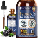 Rejuvica Health Hydrocin Liquid Diuretic Supplement – Water Retention Support with Dandelion, Uva Ursi, Juniper Berry, Celery Seed & Green Tea – Fast Absorption Alcohol-Free Drops