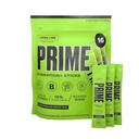 PRIME HYDRATION+ Sticks Citrons Laims -- Hidratācijas pulveris Viens Serve Sticks -- Elektrolītu pulveris Go -- Zems cukurs -- Kofeīns-free --Vegāns -- 16 Sticks