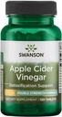 Swanson Double- Kekuatan Apple Cider Vinegar 200 Juta 120 Tab