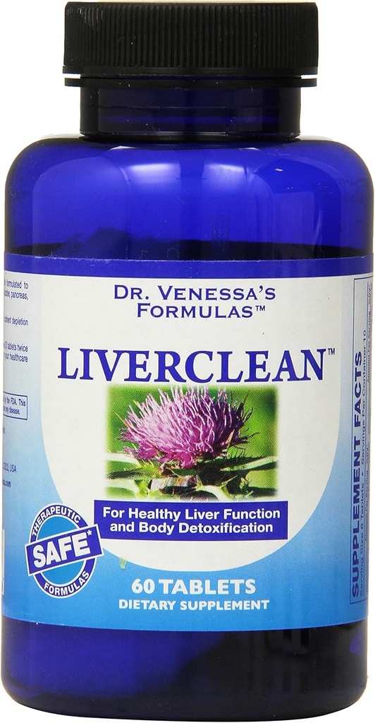 Dr Venessas Formulas Liver Clean Tablets, 60 Count