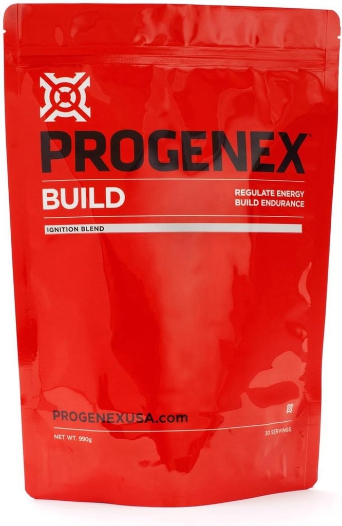Progenex ® Build ® 124; Angliavandeniai Energija, patvarumas ir regeneravimas Priedas ® 124; All- Natural Glycogen ir Maltodekstrino milteliai Geriamasis mišinys vyrams ir moterims 124; 30 Paslaugos