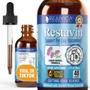 Restavin - Advanced Leg Supplement - Livrare lichida pentru o mai buna absorbtie - Vitamina C, Fier, Valerian, Turmeric, Magneziu & More!