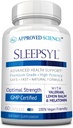 Goedgekeurde Science Sleepsyl - Slaapsupplement - Valeriaanwortel, citroenbalsem, melatonine, kamille, L-Ornithine - Vegan, 60 capsules