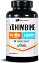 Salute Yohimbine HCL 10mg | 240 capsule vegane | Formula di resistenza massima | Non-GMO & Gluten-Free | Made in USA