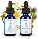PranaPets Adrenal Immunity Regimen | Adrenal Balance for Dogs with Cushing’s & Immunity Blend Supplement for Dogs & Cats