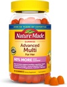 Natura Avansate femei Gummy Multivitamine cu Citrat de magneziu, Calciu, Vitamine B, Gume multivitamine pentru femei, 90 Multi Vitamine Gumies, 30 zile de aprovizionare