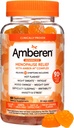 Amberen Menopause Supplements для жінок, Multi-Symptom Relief, вітамін E & Unique Amberen Compound, Helps Support Hormone Balance, Hot Flashes & Night Sweats, Sugar Free, Orange Flavor, 60 Gummies