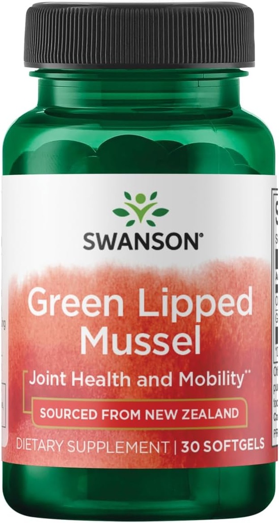 Swanson Nieuw-Zeeland Green Lipped Mossel Oil 30 Sgels