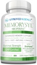 MemorySyl - Memory Boosting supplement - Improve Focus and Concentration - Protect Against Cognitive Decline - with Lion’s Mane and BioPerine - 60 Capsules - Vegan