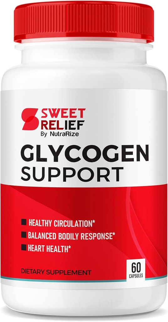 NutraRize Sweet Relief Glycogen Support - Sweet Relief Joint Support & Blood Vessel Cleaner, Sweet Relief Detox Support, Glyco Optimizer Nettoyer Rleaf (60 capsules)