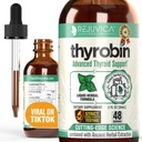 Thyrobin - Pokročilý doplněk pro podporu štítné žlázy - Liquid Delivery for Better Absorption - Jod, StringNettle, Kelp, Astragalus, Ashwagandha & Více!