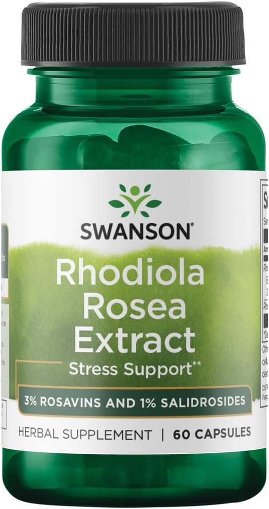 Swanson Rhodiola Rosea Extract 60 Caps