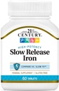 21st Century Slow Release Iron Tablet 60 ea (Pack of 12) - אריזה במאי