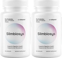 Slimbiosys Ultra Probiotic Capsule - Pre " Probiotics for Women ' Men - Support your Microbiome (2 Pack, Slimbiosys)