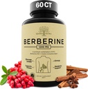 ברברין תוסף, Berberine 1200 Mg - Berberine HCL & Ceylon Cinnamon עבור נשים וגברים - בקפסולות ברברין תומך מערכת החיסון בריאה וניהול משקל