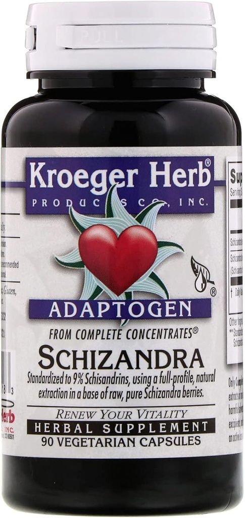 Kroeger Herb Schizandra - 90 kasvissyöjän kapselia
