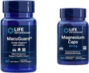Extensió Life MacuGuGuard Ullal suplementari amb Magnesium Capsules 500mg - Lutein, Zeaxanthin, Mesoze-axantin i Saffron per a la visió de salut - 60 Softgelis i 100 Vegetarians
