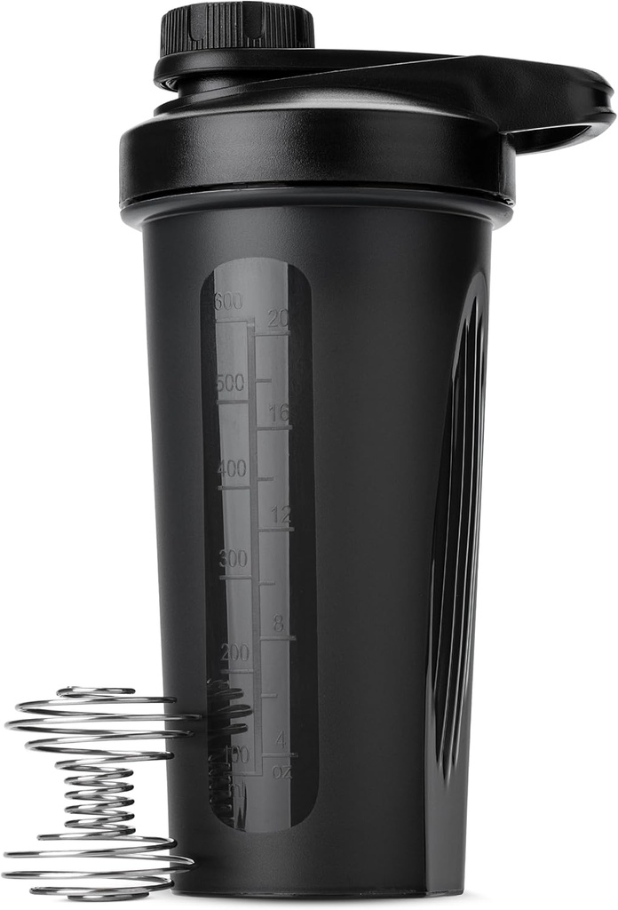 Г-н Pen- Shaker бутилки за протеинови смеси с Twist Cap, 28 унция, Black Protein Shaker Бутилка с Wire Whisk Ball, Shaker Cup, Миксер бутилка