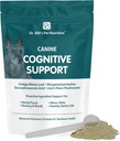 Suporte Cognitivo Canino do Dr. Bill . Suplemento de suporte de memória Multivitamin para cães . Contém Gingko Biloba, L-Carnosina, Vitamina B-12, L-Glutamina, L-Tirosina, e DHA para cães adultos e idosos
