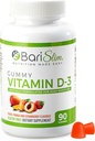 BariSlim Bariatric Vitamin D-3 Gummies - Specially Formulated Gummy Vitamin for Patients after Weight Loss Surgery - easy to Digest and Great Tasting Fruit Flavors | 90 Fruit Chews