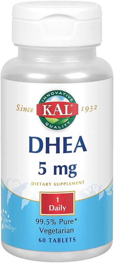 KAL DHEA-5 Comprimidos, 5mg, 60 Contagem