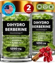 Dihydroberberine Supplement - Dehydro Berberine Organic -Super Berberine Supplement med Ceylon Cinnamon & R Alpha Lipoic Acid & Apigenin - Hydroberberine 240 caps (2 Packs)