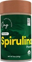 OMG! Superfoods Organic Spirulina Powder - 100% Pure, USDA Certified Organic - Hyvä lähde rautaa, A-vitamiini & B12. - 8 Ounces (1 paketti) ...