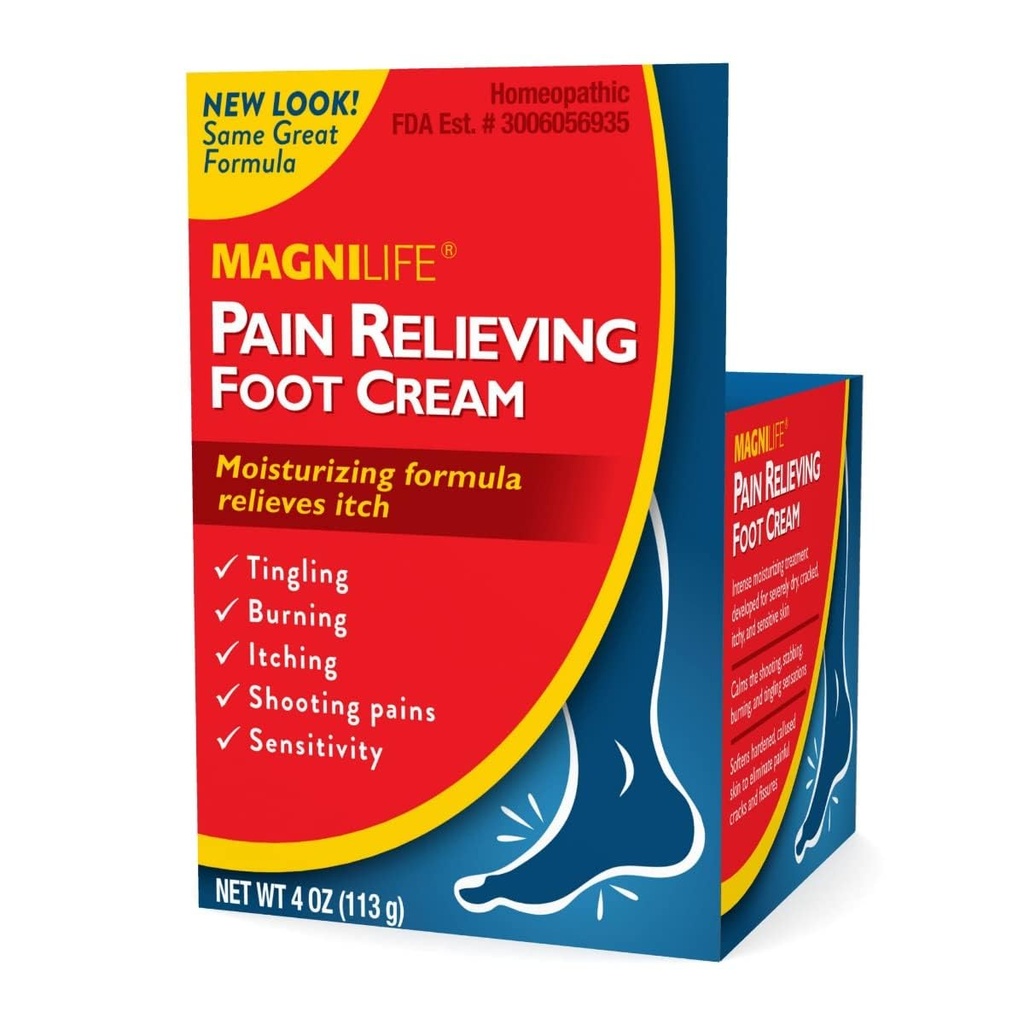 Magni Life DB Pain Relieving Foot Krem, 4 Ounce Hər (2)