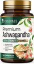 Ashwagandha 补编 - 2100mg Ashwagandha Capsule for Men & Men, 天然抗氧化剂支持, Ashwa 根提取, 外力冷静支持与黑辣椒, Vegan & Gluten Free - 120 Capsules