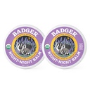 Badger - Night Night Balm, Chamomile & Lavender, Natural Sleep Balm for Kids, Scented Relaxing for Children, Kids Organic Sleep Balm, 2 oz (2 Pack)